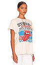 view 3 of 5 Rolling Stones Tee in Off White in Vintage White