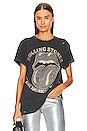 view 1 of 5 the Rolling Stones Destroyed Tee in Coal Pigment
