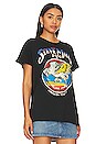 view 3 of 5 Steve Miller Band Tee in Coal & Vintage Blue