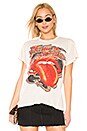 view 2 of 5 THE ROLLING STONES 밴드 티 in Dirty White