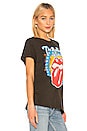 view 3 of 5 The Rolling Stones Tattoo You Tee in Dirty Black