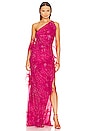view 1 of 5 Julia Gown in Hot Pink