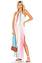 view 1 of 3 Neva Maxi Dress in Ombre Rainbow Centre & White