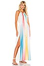 view 2 of 3 Neva Maxi Dress in Ombre Rainbow Centre & White