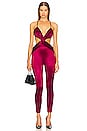 view 1 of 3 x REVOLVE Zlata Jumpsuit in Oxblood