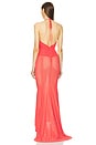 view 3 of 3 Sunset Gown in Coral