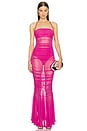 view 1 of 3 x REVOLVE Clea Gown in Hot Pink