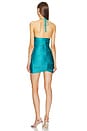 view 3 of 3 x REVOLVE Skylar Mini Dress in Turquoise Blue