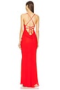 view 3 of 3 x REVOLVE Chloe Gown in Fiery Red