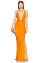 view 1 of 3 x REVOLVE Raquel Gown in Tangerine Orange