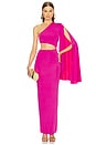 view 5 of 5 x REVOLVE Aaliyah Gown in Hot Pink