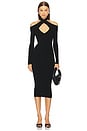 view 1 of 3 x REVOLVE Lora Midi Dress in Black