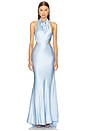 view 1 of 3 VESTIDO LARGO ANYA in Baby Blue