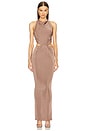 view 1 of 3 VESTIDO LARGO AVERY in Taupe