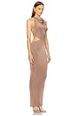 view 2 of 3 VESTIDO LARGO AVERY in Taupe