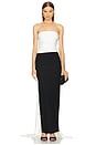 view 1 of 4 x REVOLVE Sabine Gown in Black & Ivory