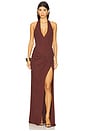 view 1 of 3 x REVOLVE Aura Gown in Chocolate Brown