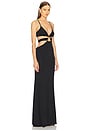 view 2 of 3 x REVOLVE x REVOVLE Milan Gown in Black