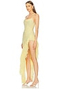 view 3 of 4 LORENZA 원피스 in Butter Yellow