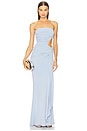 view 1 of 3 VESTIDO LARGO SIVAN in Baby Blue