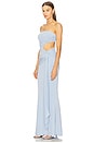 view 2 of 3 VESTIDO LARGO SIVAN in Baby Blue