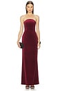 view 1 of 3 x REVOLVE Anjelique Velvet Gown in Burgundy