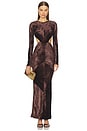 view 1 of 3 x REVOLVE Spencer Gown in Chocolate Brown