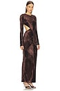 view 2 of 3 x REVOLVE Spencer Gown in Chocolate Brown