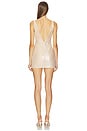 view 3 of 4 x REVOLVE Maeva Mini Dress in Champagne