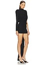 view 2 of 4 x REVOLVE Amaro Mini Dress in Black