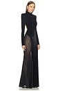 view 3 of 3 x REVOLVE Sarto Velvet Gown in Black