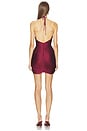 view 3 of 4 x REVOLVE Trapani Mini Dress in Burgundy