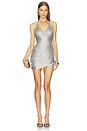 view 1 of 4 x REVOLVE Skylar Mini Dress in Metallic Silver