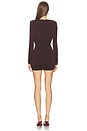 view 3 of 3 x REVOLVE Chiaro Mini Dress in Chocolate Brown
