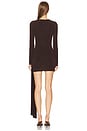 view 4 of 5 x REVOLVE Piemonte Rhinestone Mini Dress in Chocolate Brown