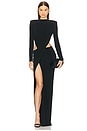 view 2 of 5 x REVOLVE Lucci Rhinestone Gown in Black