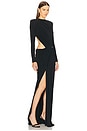 view 3 of 5 x REVOLVE Lucci Rhinestone Gown in Black