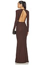 view 4 of 4 x REVOLVE Acqua Gown in Chocolate Brown