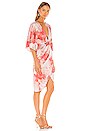 view 2 of 3 ROBE MI-LONGUE FATIMA in Rose Floral