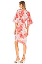 view 3 of 3 ROBE MI-LONGUE FATIMA in Rose Floral