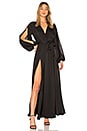 view 1 of 3 VESTIDO LARGO ERIC in Black