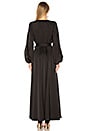 view 3 of 3 VESTIDO LARGO ERIC in Black
