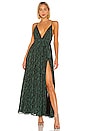 view 1 of 3 ROBE DE SOIRÉE GILLIAN in Green Snake