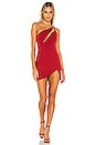 view 1 of 3 x REVOLVE Hanna Mini Dress in Deep Red