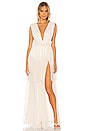 view 1 of 4 x REVOLVE Veronica Maxi Dress in White & Silver