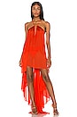 view 4 of 4 x REVOLVE Generosity Dress in Red Orange