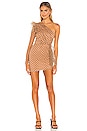 view 1 of 4 x REVOLVE Xena Mini Dress in Nude & Black Dot