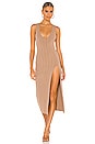 view 2 of 5 x REVOLVE Variegated Rib Bodycon Dress in Taupe