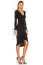 view 2 of 3 VESTIDO RUCHED in Black