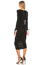 view 3 of 3 VESTIDO RUCHED in Black